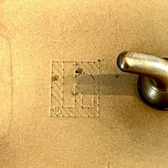 Vintage Engraved Etched Gold Plated Belt Buckle - Picture 4 of 5